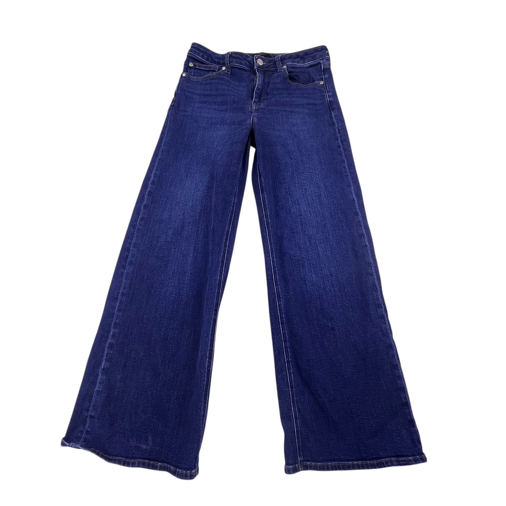 Quince Wide Leg Minimalist Organic Cotton Indigo Jeans Size 30 CZRY001